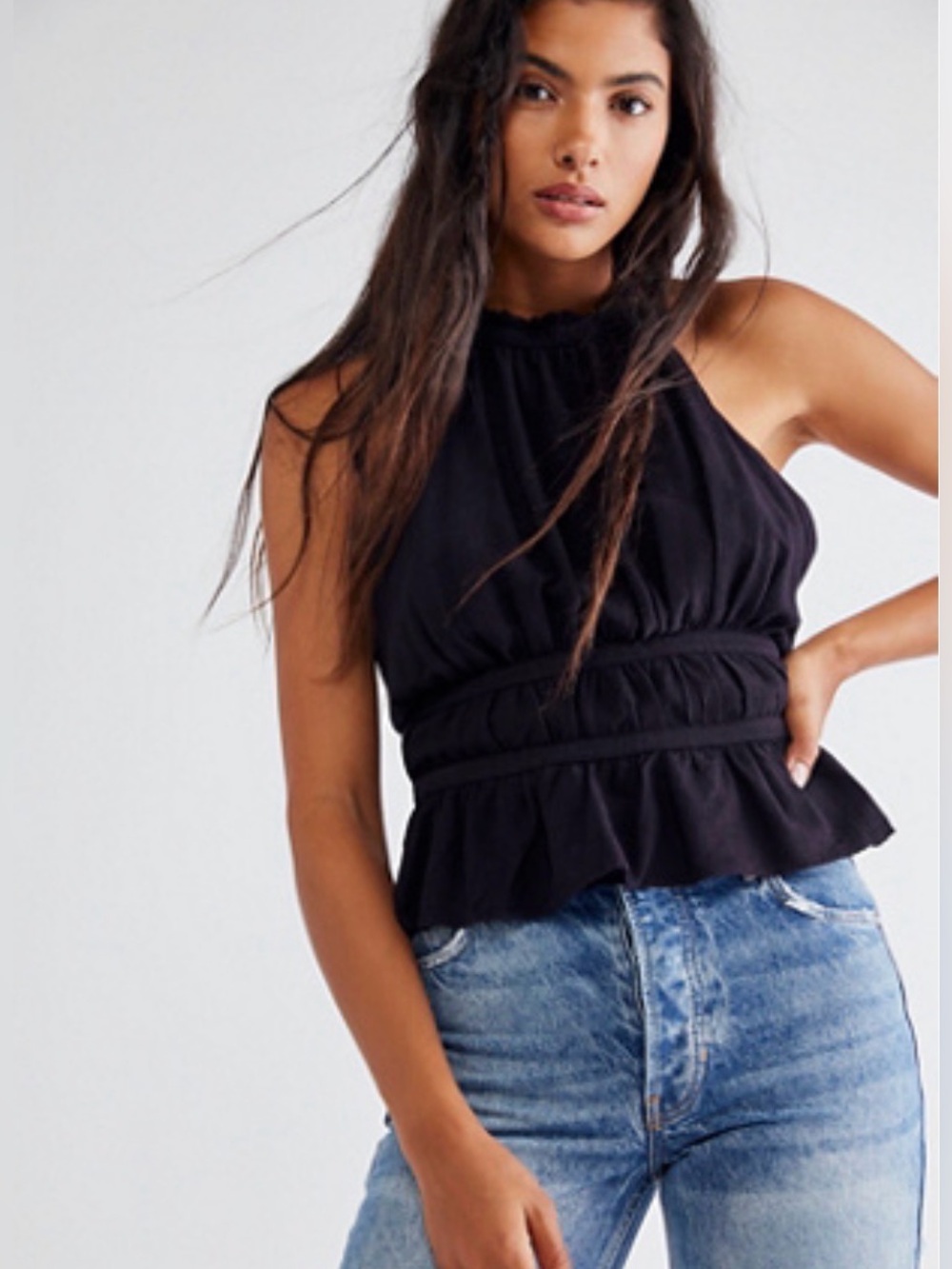 Free people backless top